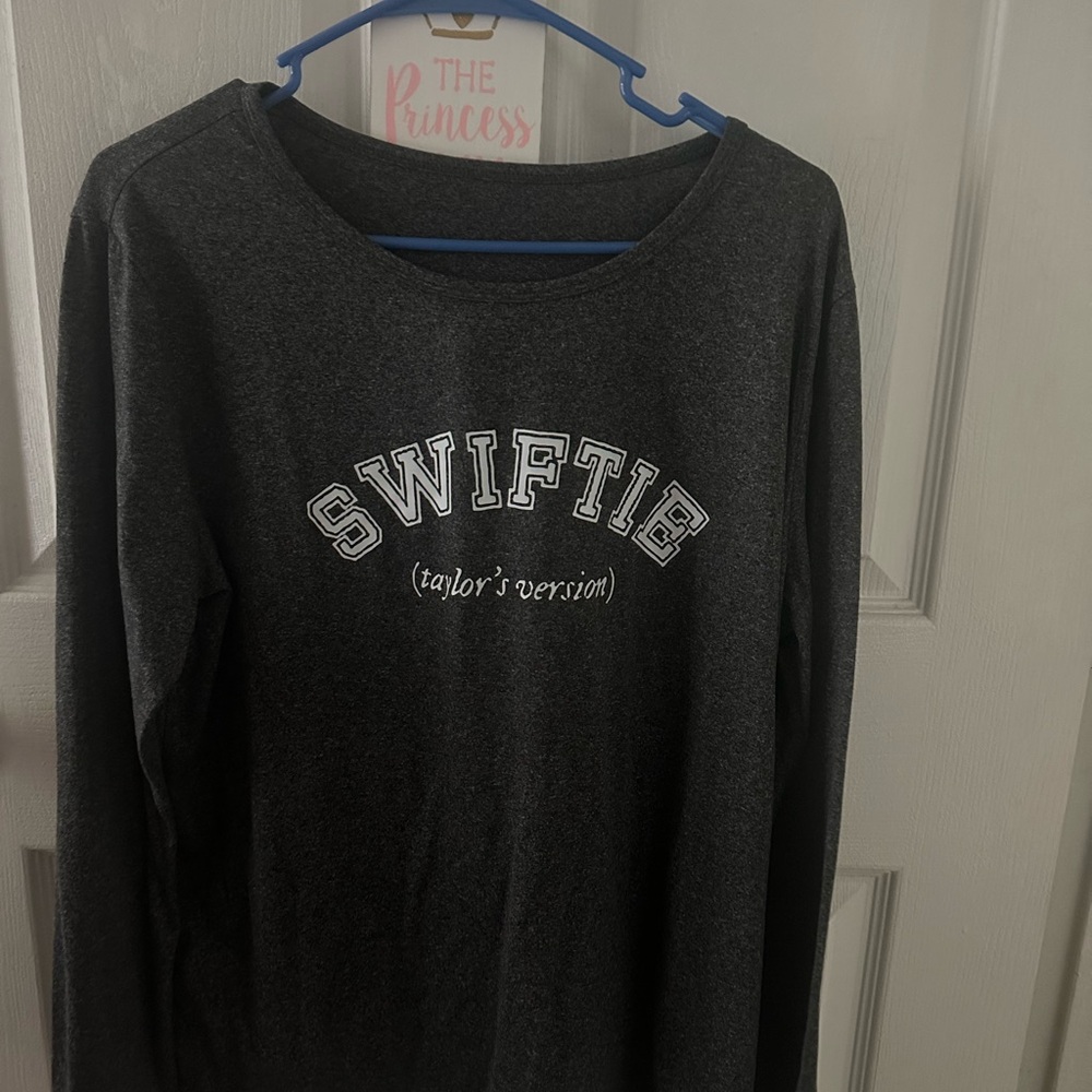 Swiftie Long Sleeve Shirt - Dark Gray